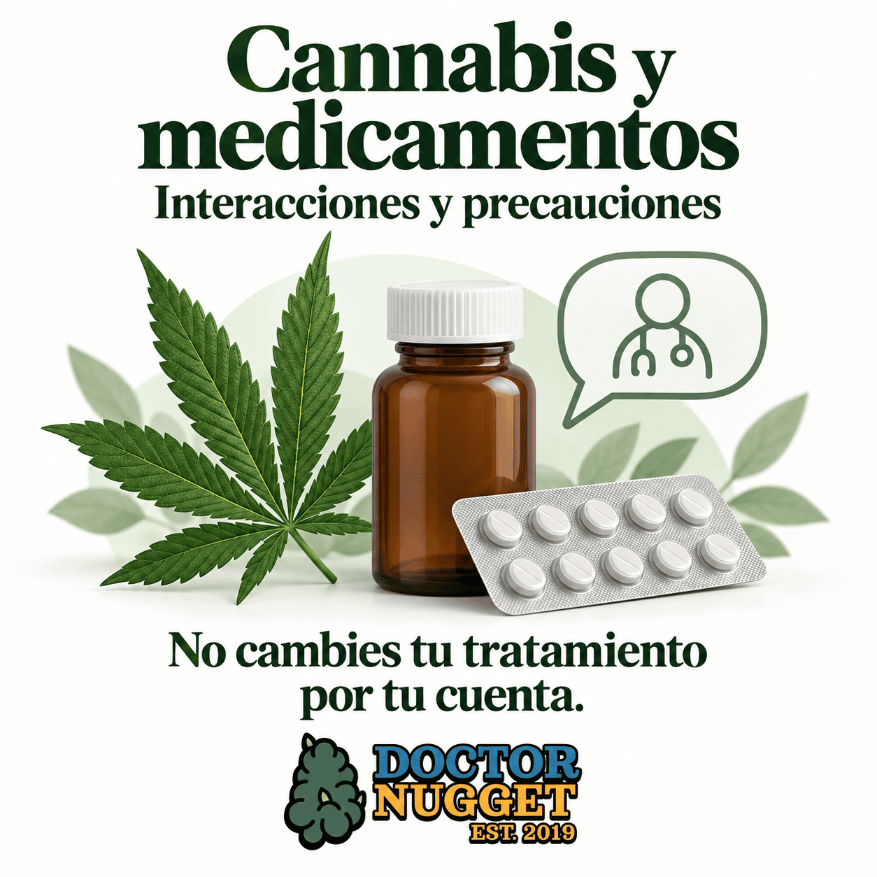 Cannabis y medicamentos: interacciones y precauciones